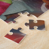 Landelijke Fair Herfst Oogst Fruit Display Legpuzzel (Zijkant)