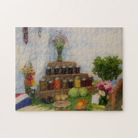 Landelijke Fair Pslaat en produceert Legpuzzel (Horizontaal)