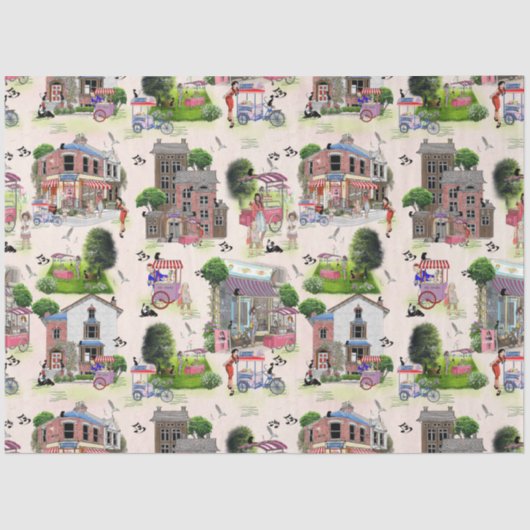 Landelijke feestdag voor consumptie-ijs tissuepapier (Voorkant)