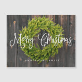 Landelijke feestelijke kerstgroet (Voorkant)