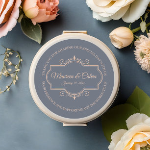 Landelijke filigraan, Trouwen Ronde Sticker