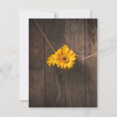 Landelijke Floral Rehearings Kaart (Achterkant)