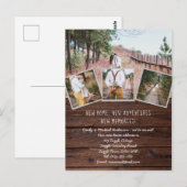 Landelijke FOTO Nieuwe Thuis We Zijn Verhuisd Nieu Briefkaart (Voorkant / Achterkant)