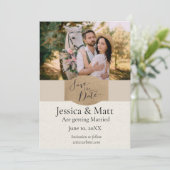 Landelijke foto save the date (Staand voorkant)