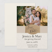 Landelijke foto save the date (Voorkant / Achterkant)