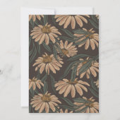 Landelijke Fotogroetkaart met Wilde Bloemen op de  Kaart (Achterkant)