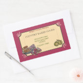 LANDELIJKE GEBakken GOEDEREN STICKER (Envelop)