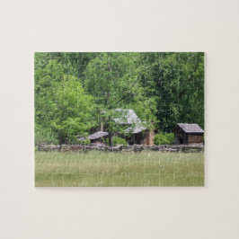 Landelijke gebouwen legpuzzel