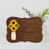 Landelijke gele metseljaren antwoordkaart kaart (Staand voorkant)