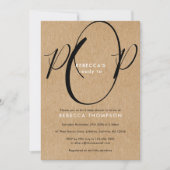 Landelijke geslachtsneutrale babyshower kaart (Voorkant)