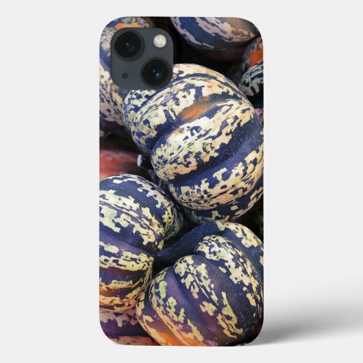 Landelijke Gestreepte Pompoenen Case-Mate iPhone Case (Achterkant)
