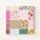 Landelijke Gingham Patchwork Journal Notitieboek (Achterkant)