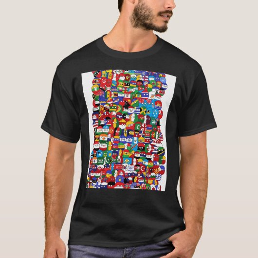 Landelijke grafische T-Shirt (Voorkant)