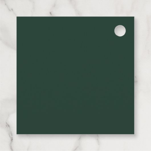 Landelijke groene bruidsdouche bedankjes labels (Achterkant)