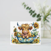 landelijke groet briefkaart (Staand voorkant)