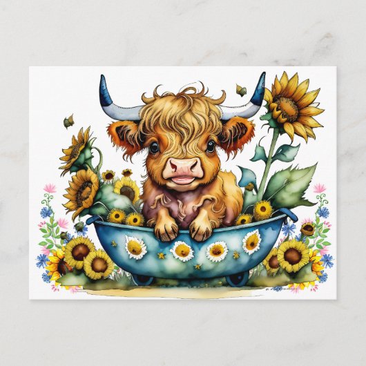 landelijke groet briefkaart (Voorkant)