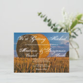 Landelijke hay Bale Weddenschappen Kaart (Staand voorkant)