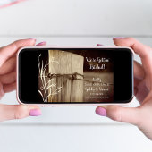 Landelijke hek Post Land Boerderij Weddenschap Save The Date