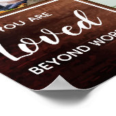 Landelijke Herdenkingsherinnering Foto Aandenken U Poster (Hoek)