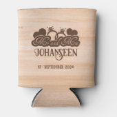 Landelijke Heren en Dames Landelijke Houten Elegan Blikjeskoeler (Voorkant)