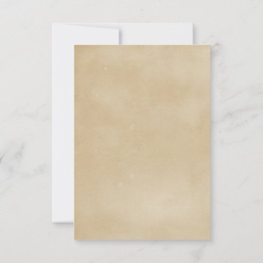 Landelijke Herfst Bladeren Trouwdag Save The Date (Achterkant)