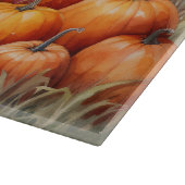 LANDELIJKE HERFST BOERDERIJ MET HERFST POMPOENEN SNIJPLANK (Hoek)