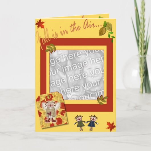 LANDELIJKE HERFST KAART (Voorkant)