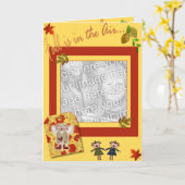 LANDELIJKE HERFST KAART (Gele Bloem)