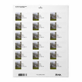 Landelijke Herfst Morning Etiket (Full Sheet)