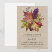 Landelijke herfst uitnodiging (Voorkant / Achterkant)