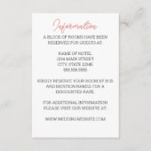 Landelijke herfsttrouw informatiekaartje (Voorkant)