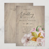 Landelijke Herfstval Pompoenen Vijgen Bloemen Brui (Voorkant / Achterkant)