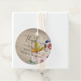 Landelijke Herfstval Pompoenen Vijgen Bloemen Brui Bedankjes Labels