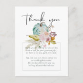 Landelijke Herfstval Pompoenen Vijgen Bloemen Brui Briefkaart (Voorkant)