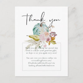 Landelijke Herfstval Pompoenen Vijgen Bloemen Brui Briefkaart