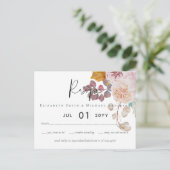 Landelijke Herfstval Pompoenen Vijgen Bloemen Brui Briefkaart (Staand voorkant)