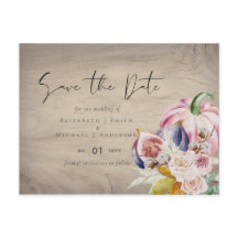 Landelijke Herfstval Pompoenen Vijgen Bloemen Brui