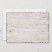 Landelijke Herten Geweien Trouw Uitnodigingen Met  (Achterkant)