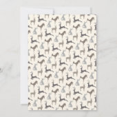 Landelijke hertenpensioenfeest kaart (Achterkant)