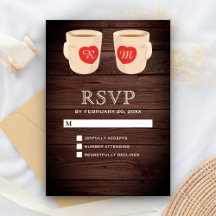 Landelijke houten leuke koffiemokken RSVP