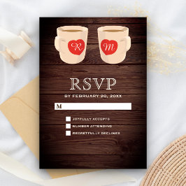 Landelijke houten leuke koffiemokken RSVP Kaartje