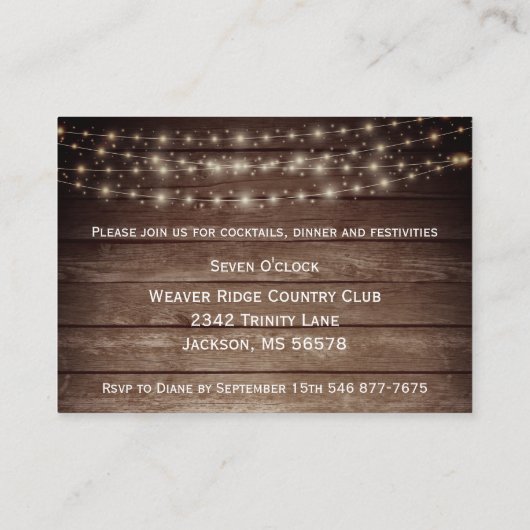 Landelijke houten loop en zonnebloemen - Ontvangst Informatiekaartje (Achterkant)