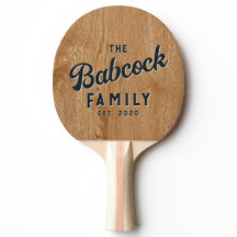 Landelijke Houten Retro Familie Naam & Jaar