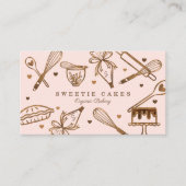 Landelijke Houtner Bakgerei Pastry Bakkerij Visitekaartje (Voorkant)