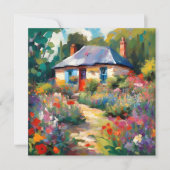 Landelijke huis kaart (Voorkant)