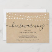 Landelijke huisfeest uitnodiging (Voorkant)