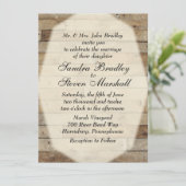 Landelijke huwelijksuitnodigingen kaart (Staand voorkant)