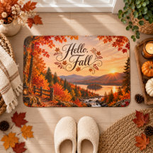 Landelijke illustratie van het herfstseizoen