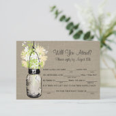 Landelijke Jute Pot Wildbloemen LIB RSVP (Staand voorkant)