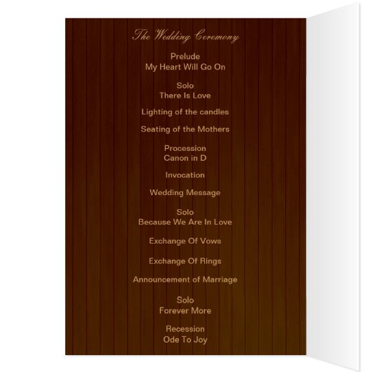 Landelijke Kaart Rustic Red Mason Jars-programma (Binnen (Links))